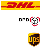Lieferung mit DHL und DPD